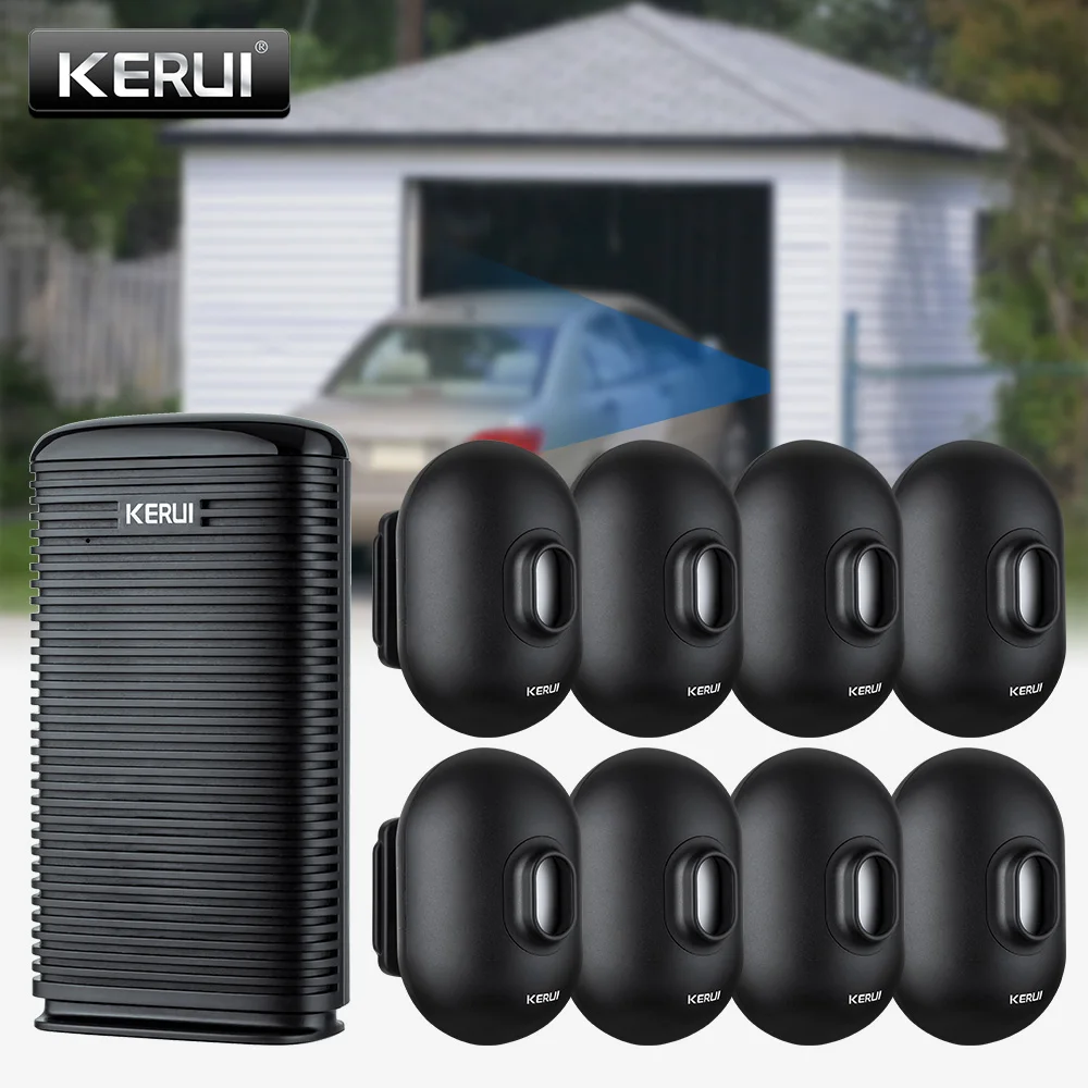 KERUI DW9 Wireless PIR Motion Sensor Driveway Home Security