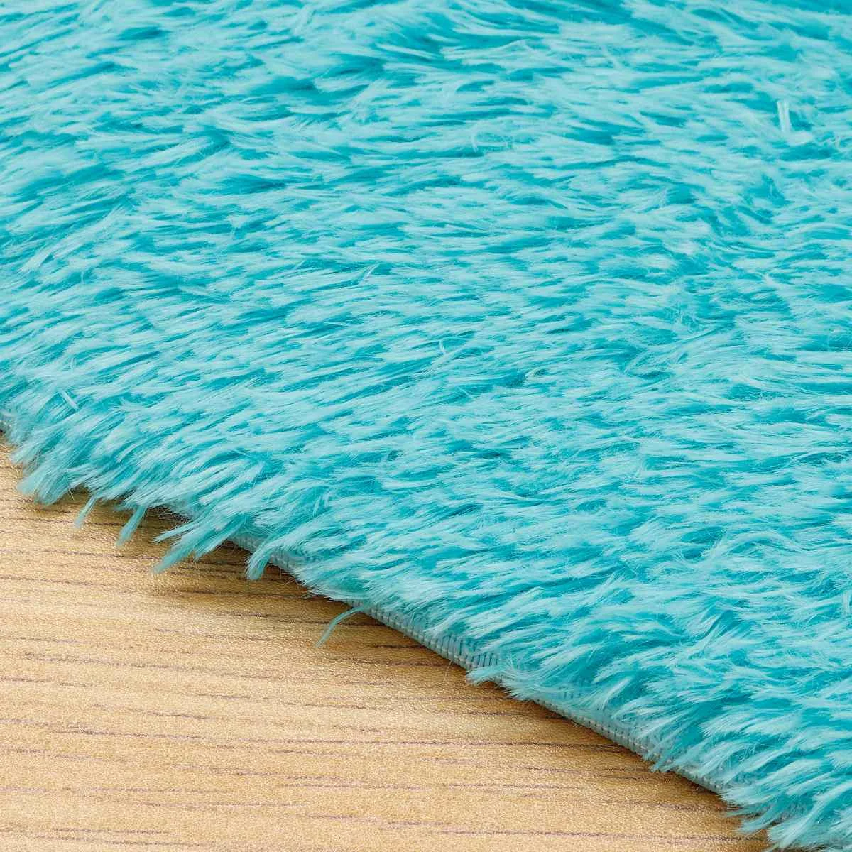 60x160cm Thickened Square Floor Mat Cover Anti-skid Shaggy Area Yoga Rug Home Living Room Bedroom Table Carpet Blanket Mat Long