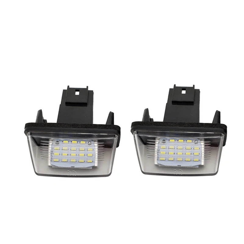 2X светодиодное Освещение номерного знака Лампа для PEUGEOT 206 307 308 406 5008 без ошибок