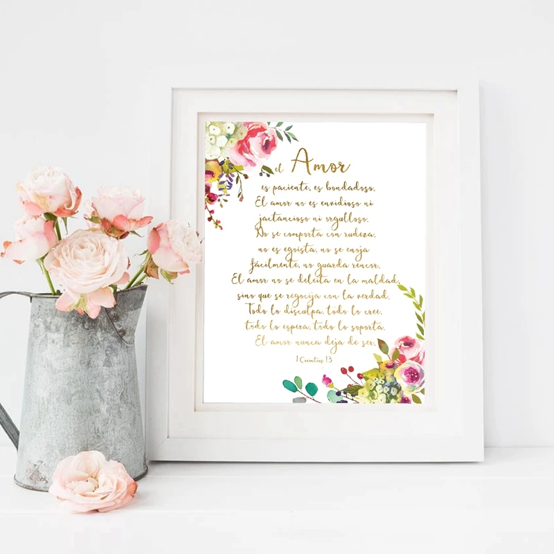 Spanish-Bible-Verse-Print-Love-is-Kind-1-corinthians-13-Sign-Quote-Poster-Scripture-Wall-Art (1)