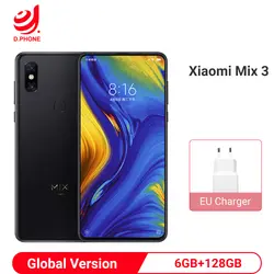 Глобальная версия Xiaomi mi x 3 Snapdragon 845 Octa Core 24 + 2 Мп 6 ГБ Оперативная память 128 GB Встроенная память 6,39 "полный Экран Qi Беспроводное зарядное