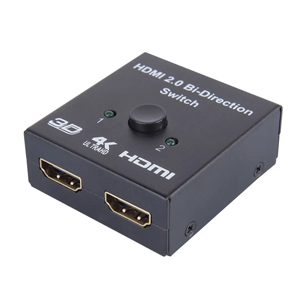 

Hdmi 2 In 1 Out Adapter Intelligent Bidirectional Support 4K Hdr Hdcp2.2 Switcher Computer External Accessories