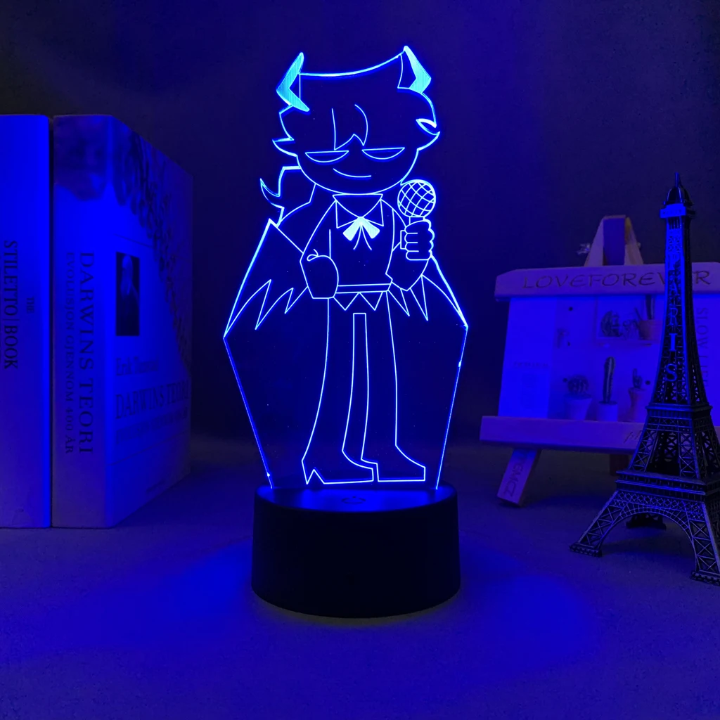 3d светодиодный ночник игра пятничная ночь Funkin Selever фигурка для детской спальни
