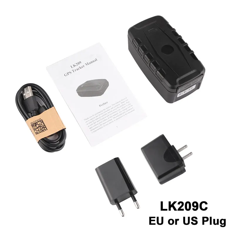 4G GPS Tracker Car 20000mAh 240 Days Standby Vehicle Car Tracker Waterproof LK209C GPS Locator Tracker Magnets Drop Shock Alarm