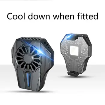 

New Portable Mobile Phone Cooler Cooling Fan Radiator Game Pad Holder Bracket for iPhone Hua-wei Xiao-mi Phones