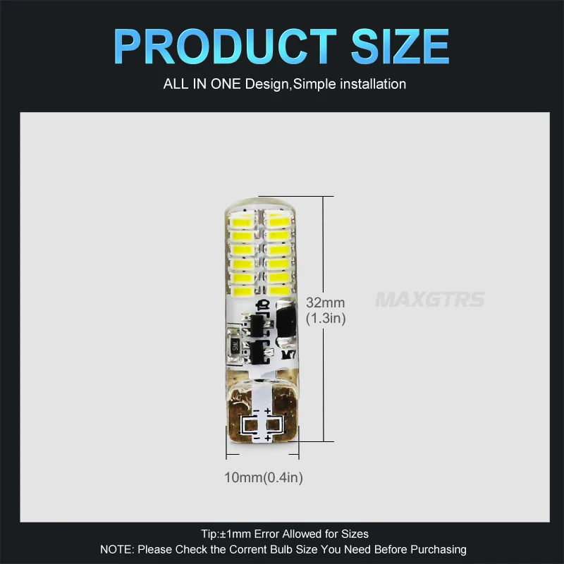 2 шт. Автомобильные светодиодные лампы T10 194 W5W 24 SMD 3014|bulb led|bulb lampbulb night light |