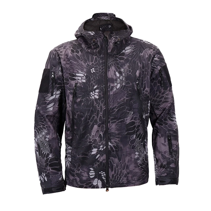 Lurker Shark Skin Soft Shell V5 Military Tactical Jacket Men Waterproof Windproof Soft Shell Windbr