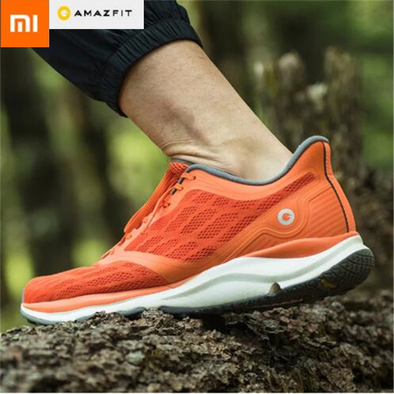 

Original Xiaomi Amazfit Antelope Women's Smart Running Shoes Female Outdoor Sneaker Goodyear Rubber Support Smart Chip