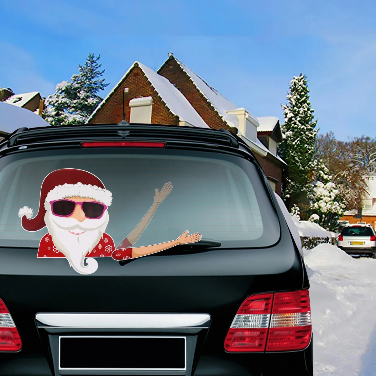 Наклейка для украшения автомобиля с рождеством, Декор для дома, Рождественский Декор Noel Xmas Navidad Noel Happy new year