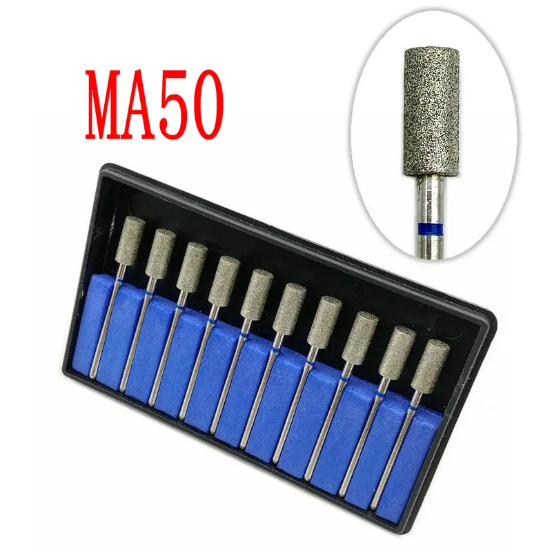 10pcs Dental Part Electroplated Diamond Point Polisher Dental HP