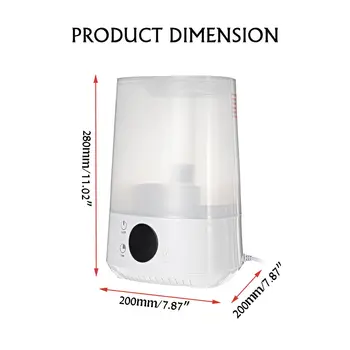 

4L Hydrogen Water Disinfection Liquid Electrolytic Generator Sodium Hypochlorite Making Machine Automatic Humidifier Spray 40W
