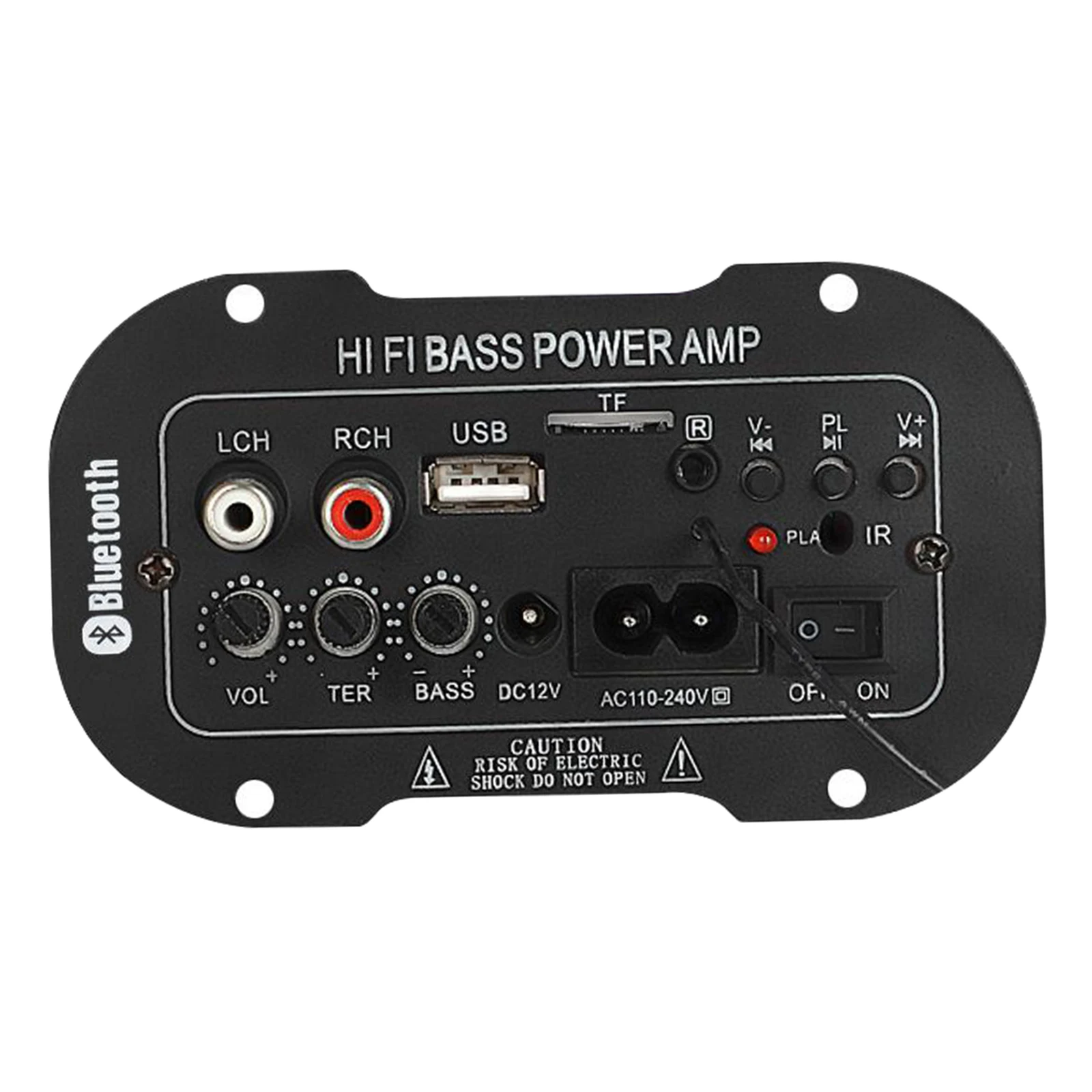 

Hi-Fi Bass Power Subwoofer AMP Car Mini Digital Amplifier Radio Audio TF/USB