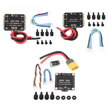 

15A/20A/30A 4 In 1 ESC Speed Controller for 130 180 210 250 DIY FPV Racing Drone R9CB
