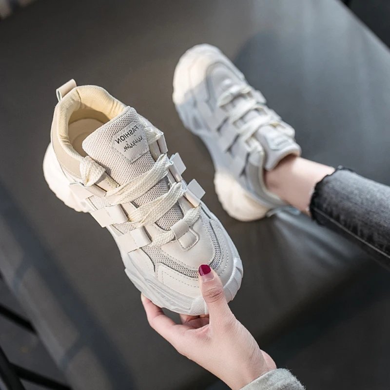 

Womens Sneakers Shoes 2018 Fashion Tennis Female Casual Woman shoes Platform Woman-shoes Women's Heels Designer Trainers Thick