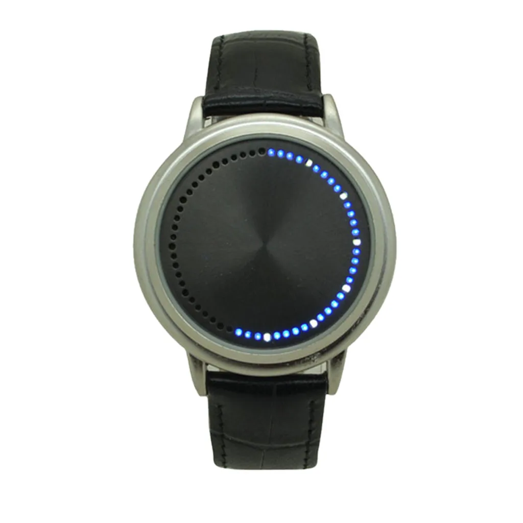 Модные Универсальные мужские часы Для мужчин часы с сенсорной панелью Для мужчин светодиодный электронные часы спортивные часы унисекс светодиодный часы reloj hombre