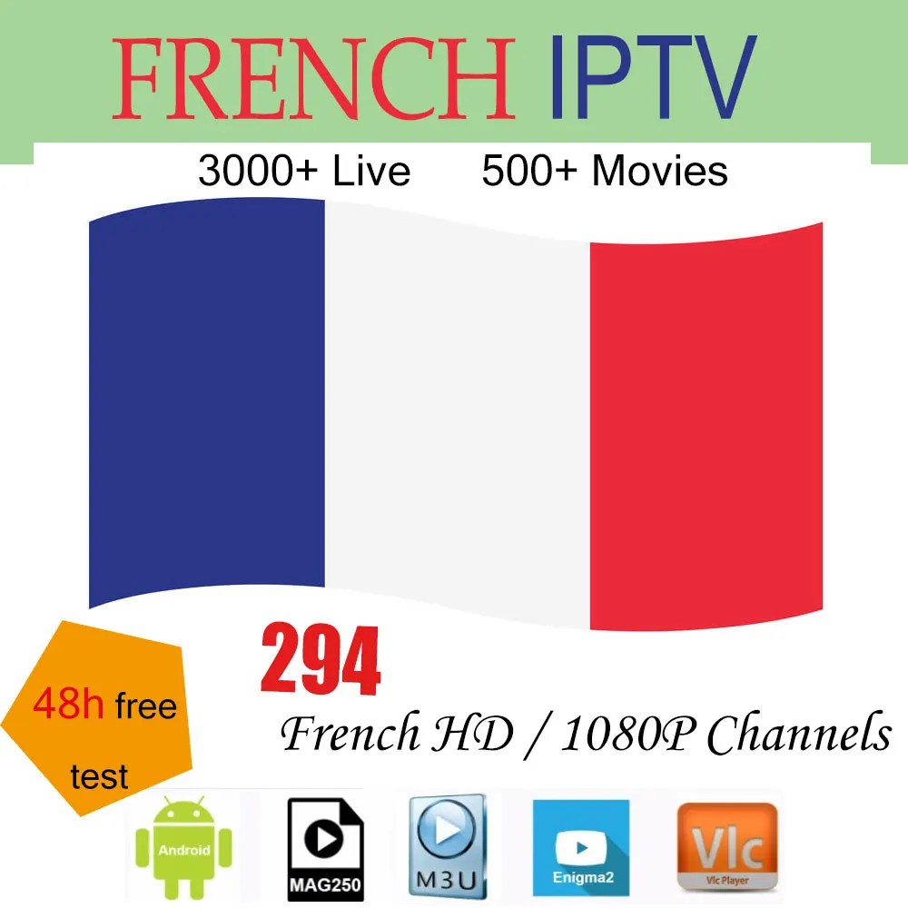 IP tv Франция 1 год Европа подписка французский Спорт ТВ каналы VOD фильм для Смарт ТВ IP tv Smarters pro с ХХХ взрослых опцией
