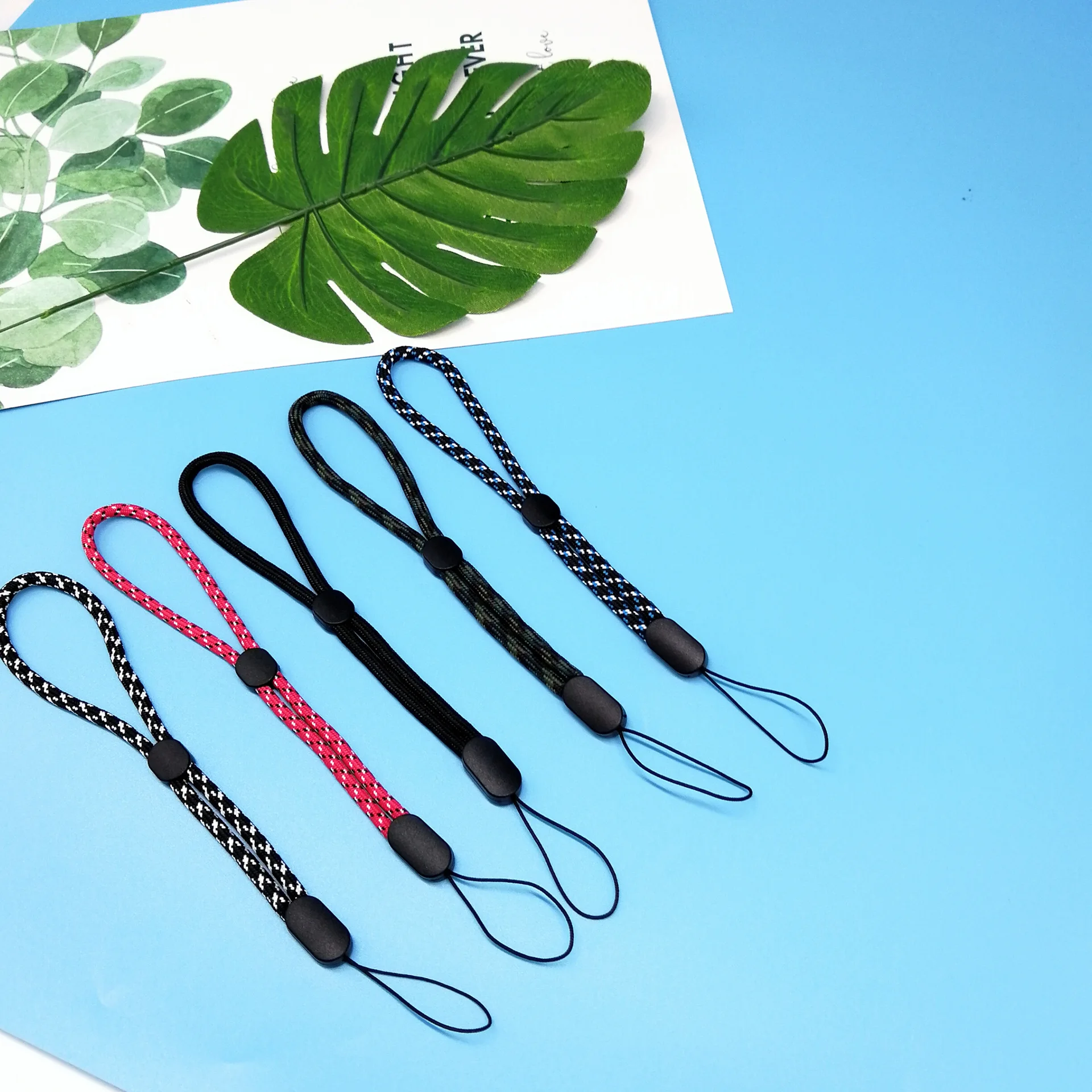 Luxe Pols Lanyard Bluetooth Luidspreker Lanyard Zaklamp Fan Selfie Stick U Disk Mobiele Telefoon Lanyard Anti-Verloren Lanyard