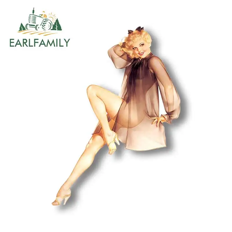 EARLFAMILY 13 см x 9 4 сексуальная шпилька для девочек сделай сам автомобильные стильные