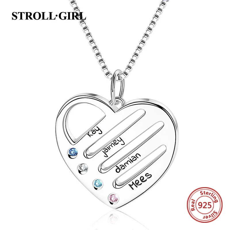 mother's heart necklace