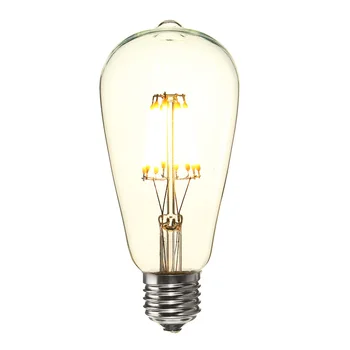 

E27 ST64 8W Clear Cover Dimmable Edison Retro Vintage Filament COB LED Bulb Light Lamp AC110/220V
