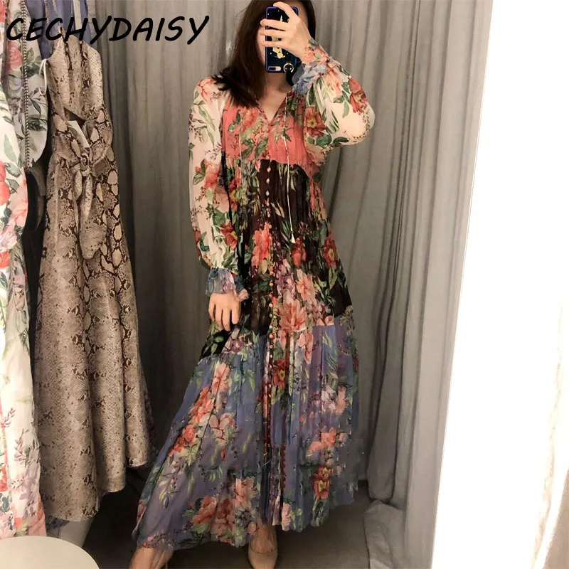 infinity floral dress