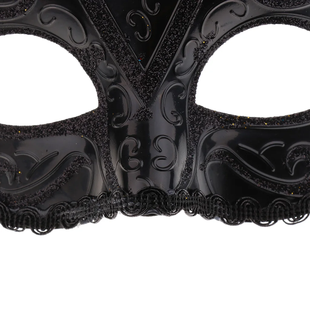 1PCS Sexy Ladies Masquerade Ball Mask Venetian Party Eye Mask Lace Up New Black Carnival Fancy Dress Costume Party Decor
