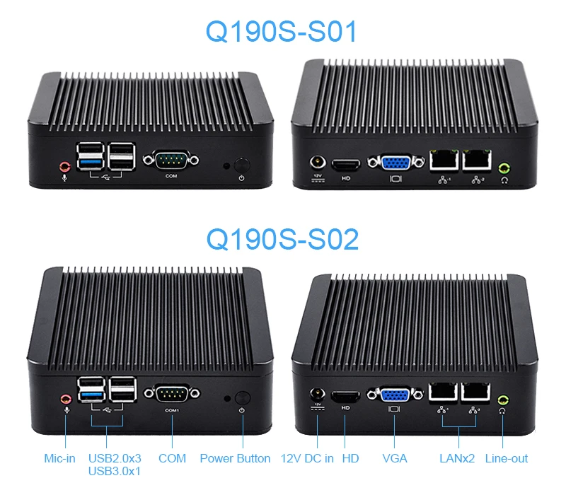 Q190S Ports