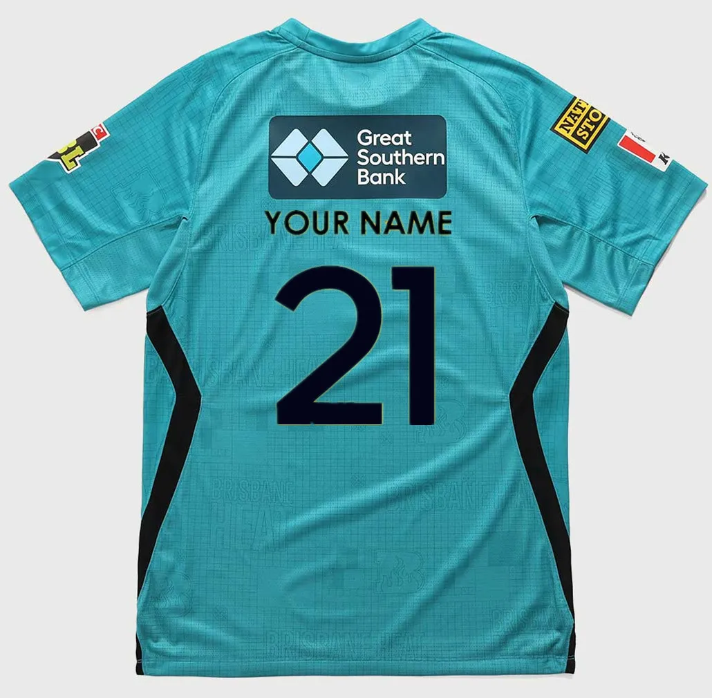 Brisbane Heat Big Bash BBL Cricket 2022 Ibis Hawaiian Shirt Polo Sizes S-5XL 