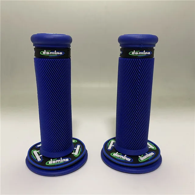 Soft Rubber Pit Bike Handle Bar Motorcycle Grip For Suzuki Honda Yamaha Motocross Hand Grips Moto Handlebar Scooter Accessories Blue