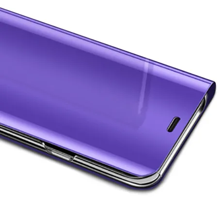 Зеркальный флип-чехол для xiaomi redmi note 8 t, чехол для смарт-книги redmi note 8 t, кожаный чехол для телефона s radmi note 8 t t8, чехол rdmi - Цвет: purple