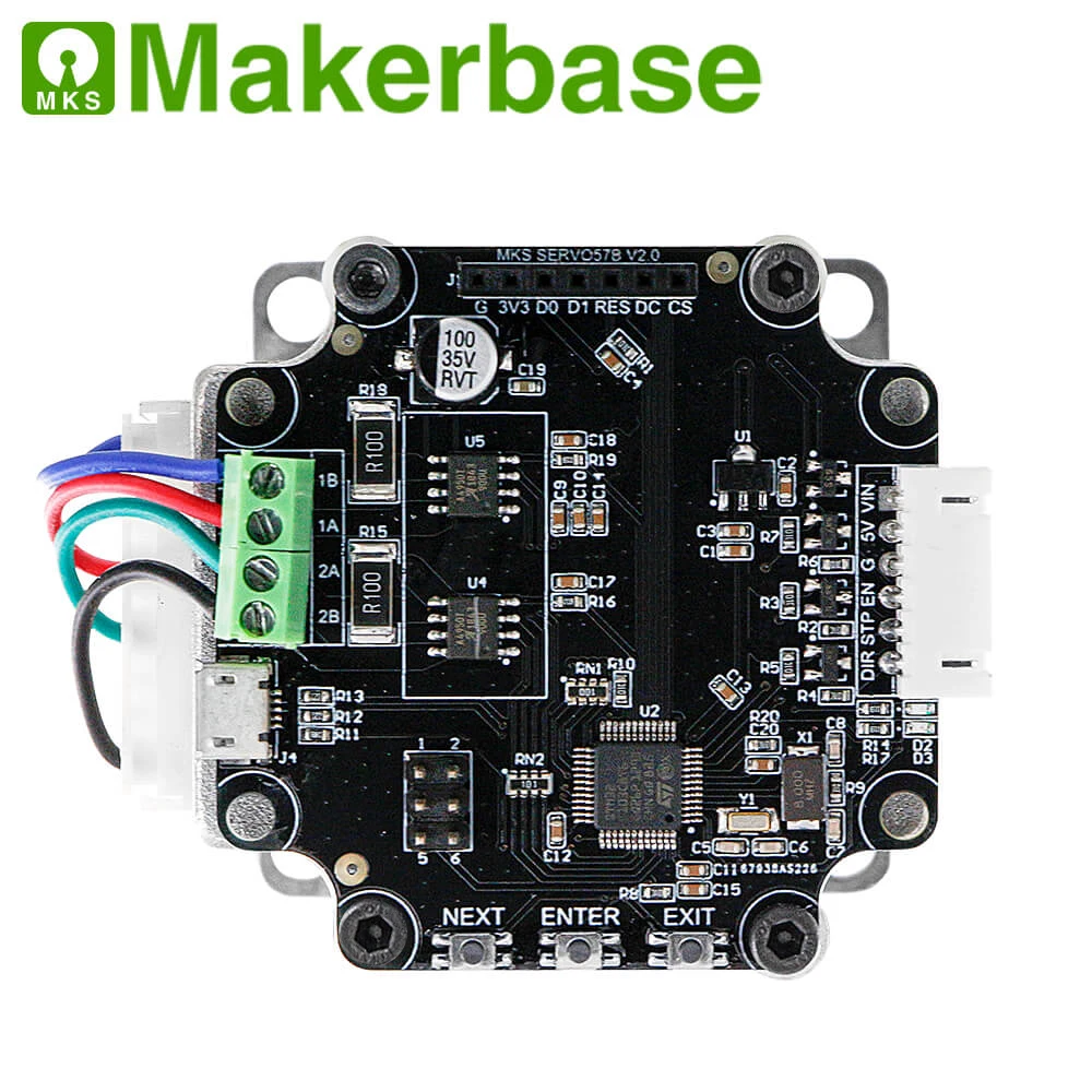 Драйвер шагового двигателя Makerbase MKS сервопривод NEMA23 STM32 с замкнутым циклом детали