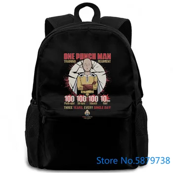 

One Punch TRAINING REGIMENT adult Heather All s Hip Hop women men backpack laptop travel school adult student