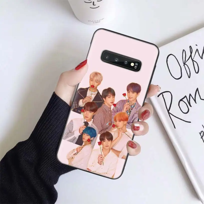 BS017-10 J Hope kPop чехол для samsung Galaxy S10+ Plus Lite Note 10 9 8 S9 S8 J4 J6+ Plus S7 S6 черный чехол для телефона - Цвет: BS017-10
