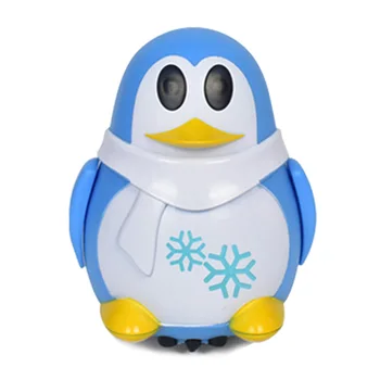 

Cute Walking Inductive Robot Line Drawing Children Funny Light Effect Penguin Shape Intelligent Robot Toy