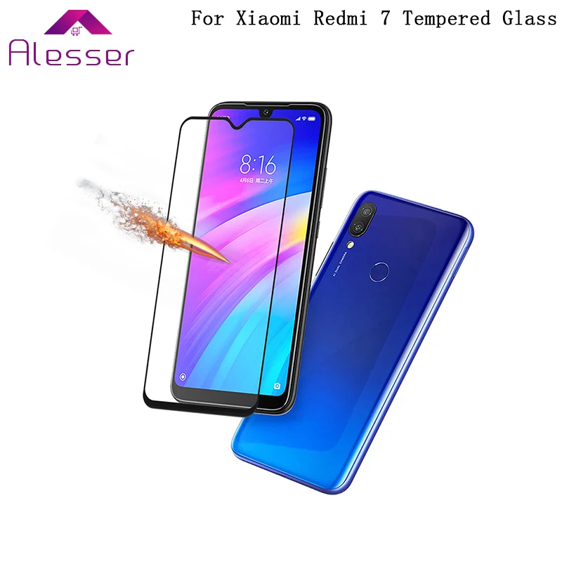Закаленное стекло Alesser для Xiaomi Redmi 7 защита от царапин 6 26 дюйма стальная пленка
