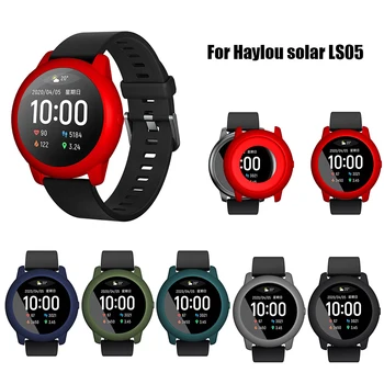 

Screen Protector Frame Case Cover Protect Shell For Xiaomi Haylou Solar LS05 Watch Screen Protector Case Smartwatch Accessories