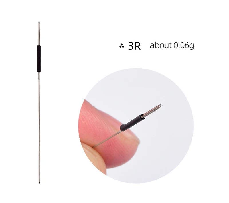 Машинка для татуажа бровей, микроблейдинг, беспроводная Косметическая Перманентная машина для макияжа с немецким Мотором для бровей губ - Цвет: 100pcs 3R needles