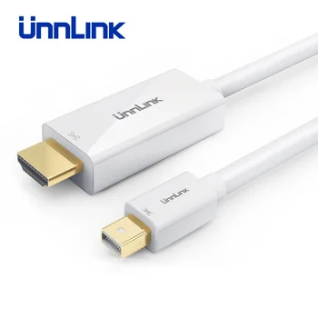 

Unnlink Mini Displayport to HDMI Cable 4K Thunderbolt 2 HDMI Converter For MacBook Air iMac Chromebook Mini DP to HDMI Adapte