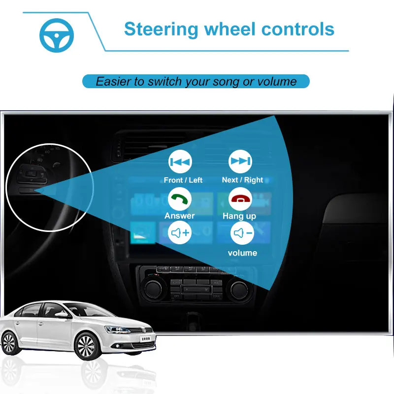 Автомагнитола 2 Din с сенсорным экраном 7 дюймов и поддержкой Bluetooth|Автомобильные