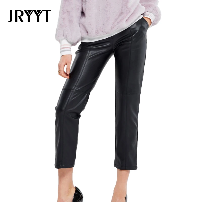 black slim trousers womens