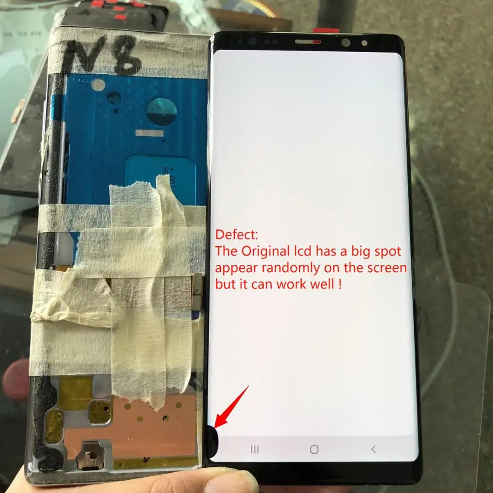 Original 100% Super AMOLED Lcd For Samsung  Galaxy