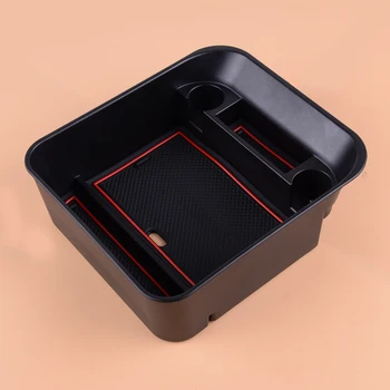 

beler Plastic Armrest Storage Box Central Console Plastic Tray Organizer Pallet Fit for Land Rover Discovery 4 2010-2015 2016