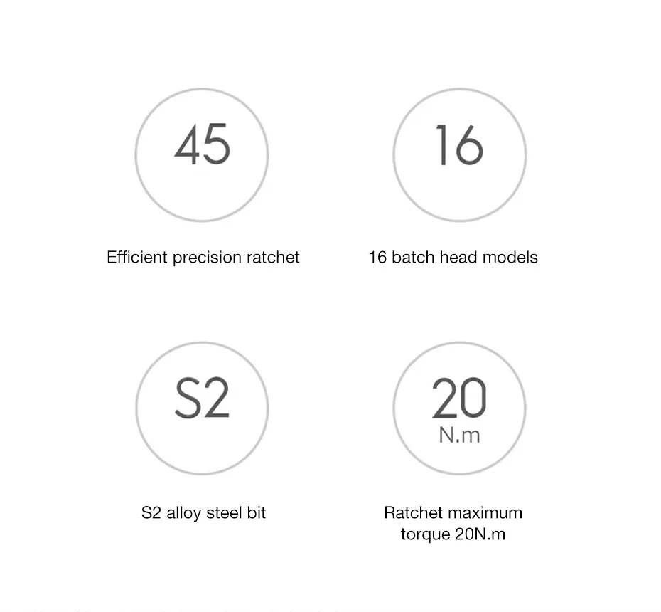 米家16合1棘轮螺丝刀-黑色-小米有品_03
