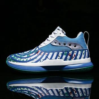 

Original Boys Basketball Training Shoes Mid Top Basketball Sneakers for Man Breathable Sport Shoes Men Designer Athletic Shoes