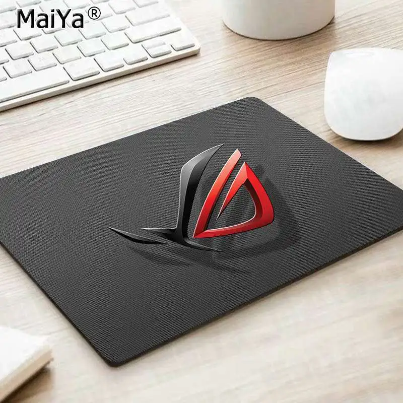 No Lock Edge25x29cm MaiYa свой собственный коврик Asus логотип красивый коврик для мышки в стиле аниме игровой коврик мышь - Цвет: No Lock Edge25x29cm