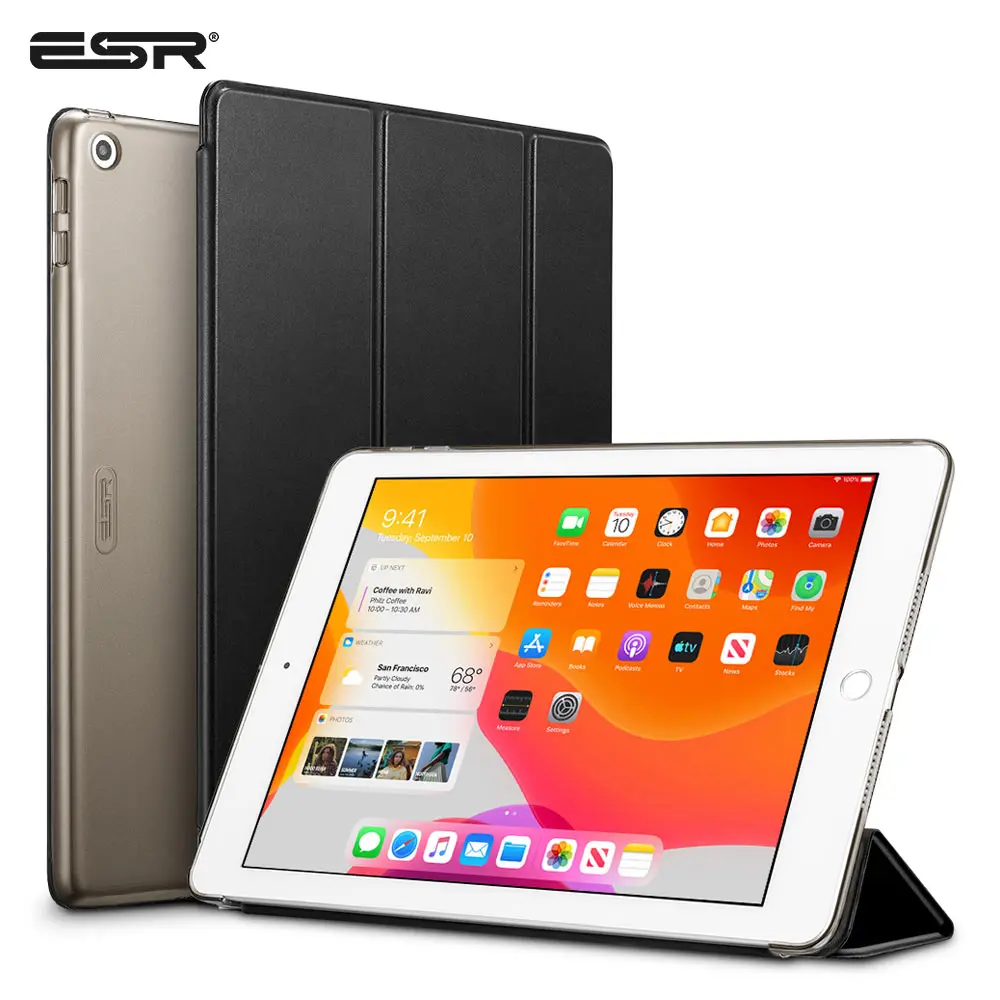 ESR чехол для iPad 7, Yippee, легкий Чехол-подставка для iPad 7th Gen 10,", Авто Режим сна/пробуждения, жесткая задняя крышка для iPad 7