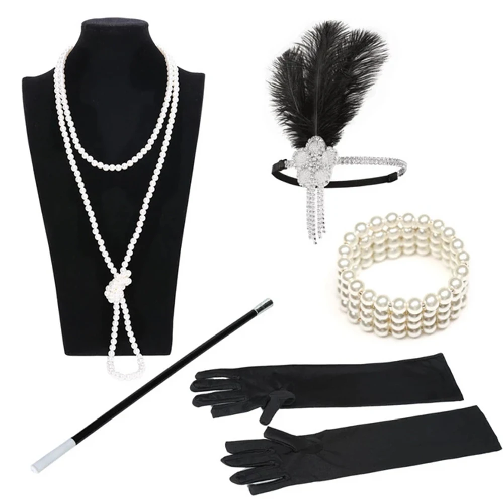 Conjunto-de-accesorios-para-disfraz-del-gran-Gatsby-de-los-a-os-1920 ...