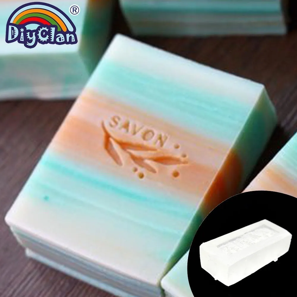 Savon натуральное мыло Марка ручной работы плесень ветка прозрачный Diy Свежий маленький лист натуральный оргстекло мыло уплотнение акриловая