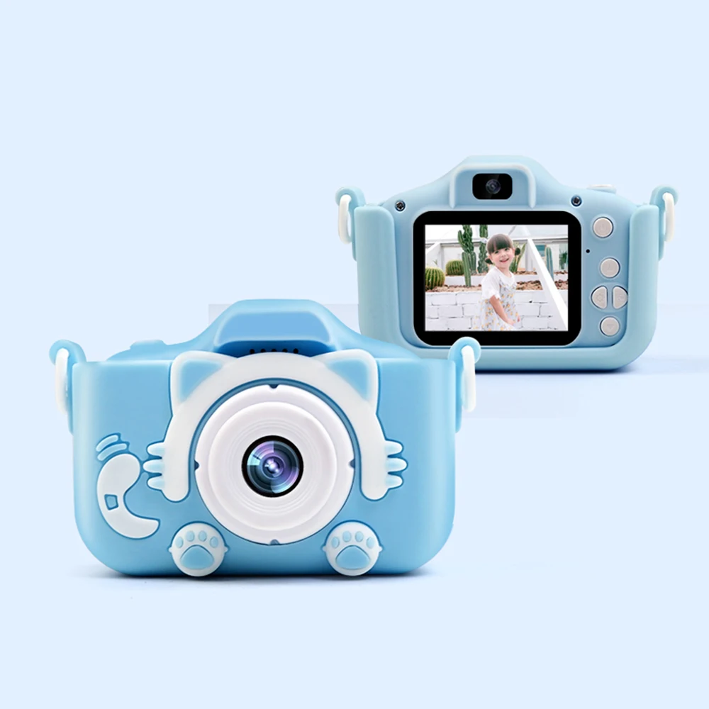 2 дюйма HD мини цифровая игрушка камера Дети милый мультфильм фотографии подарок на день рождения совершенно и высокое качество