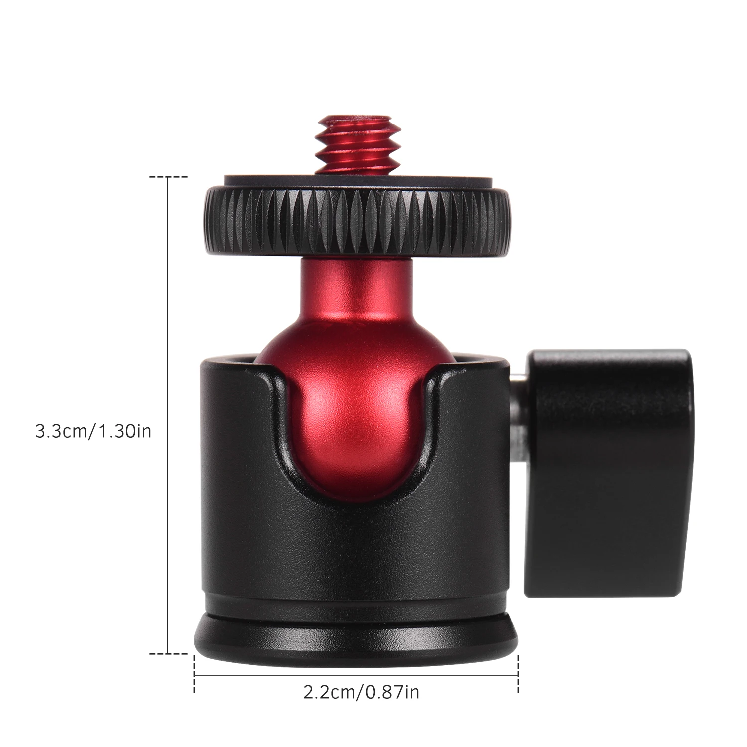 Tripod Ball Head Camera Panoramic Head Andoer Mini Tripod Ball Head 360 Degree Swivel Ballhead Video Stand Panoramic Heads for DSLR Camera Head Tripod Accessories